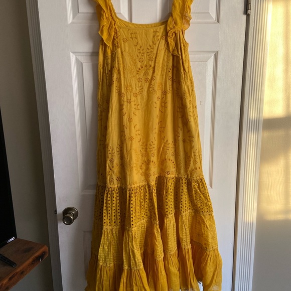 Payal Jain Dress Yellow Long - Picture 3 of 6